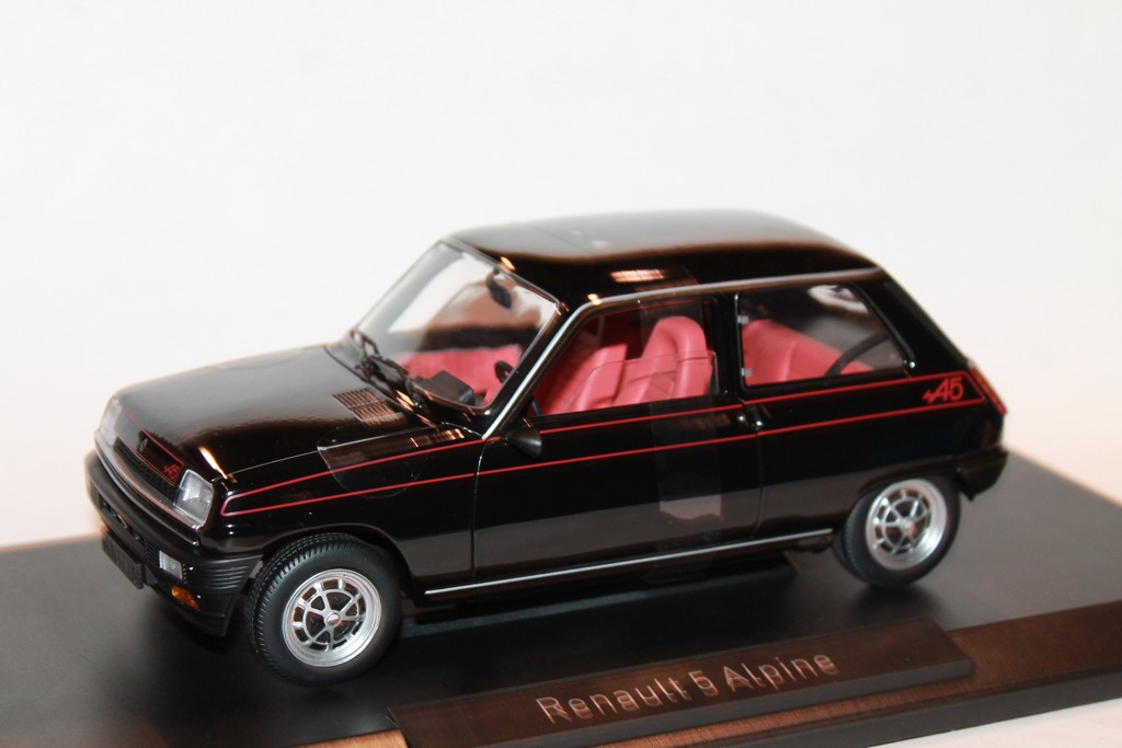 RENAULT 5 ALPINE BLACK 1976 NOREV 1/18° RENAULT 5 ALPINE BLACK 1976 NOREV 1/18°