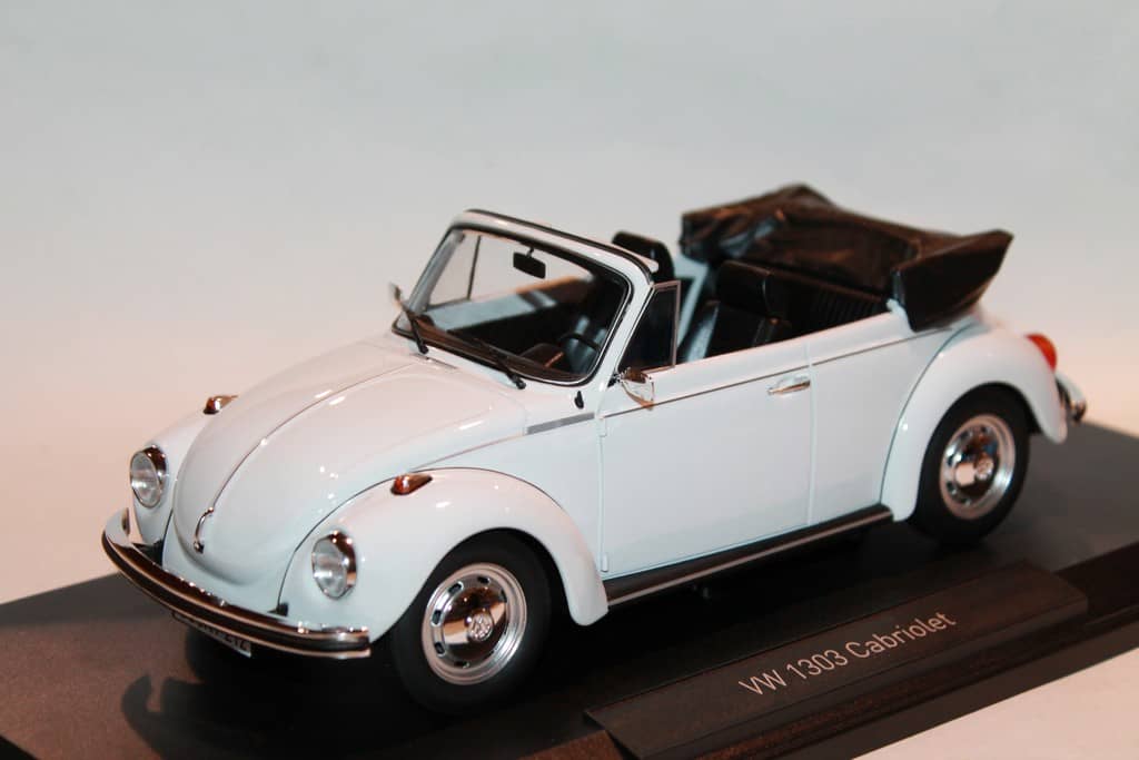 Modèle réduit Vw 1303 Cabriolet 1972 Black 1/18 | Norev