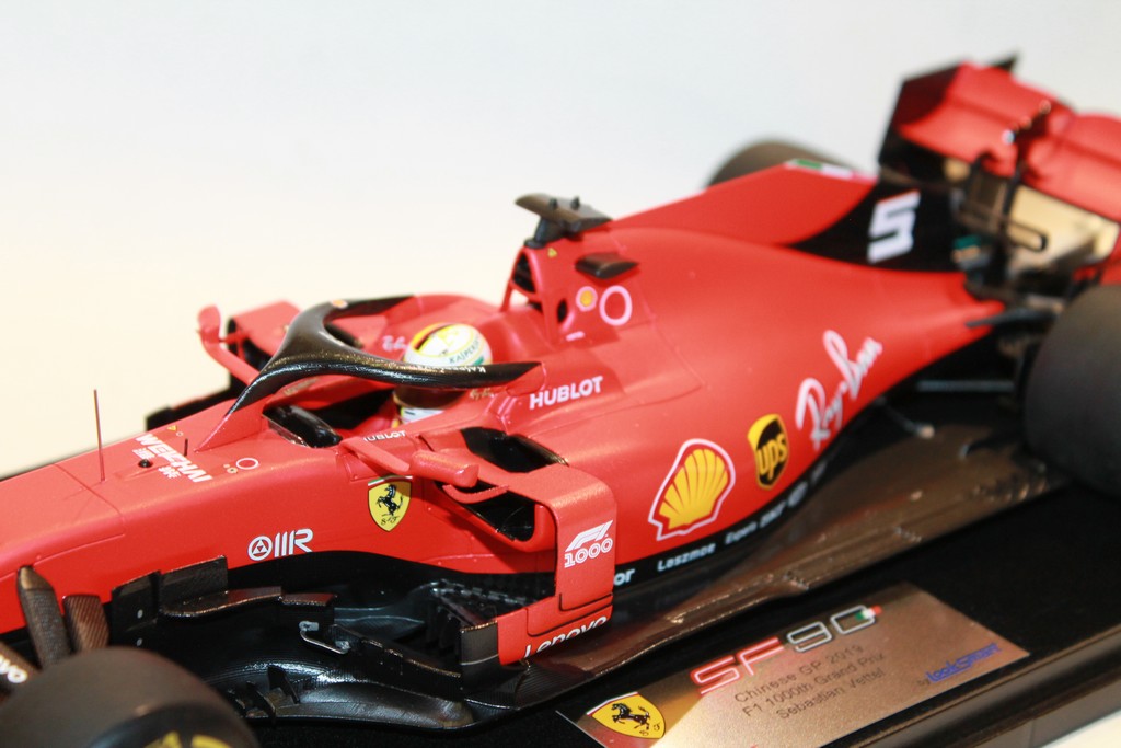 FERRARI SF90 F1 VETTEL GP CHINE 2019 LOOKSMART 1/18°