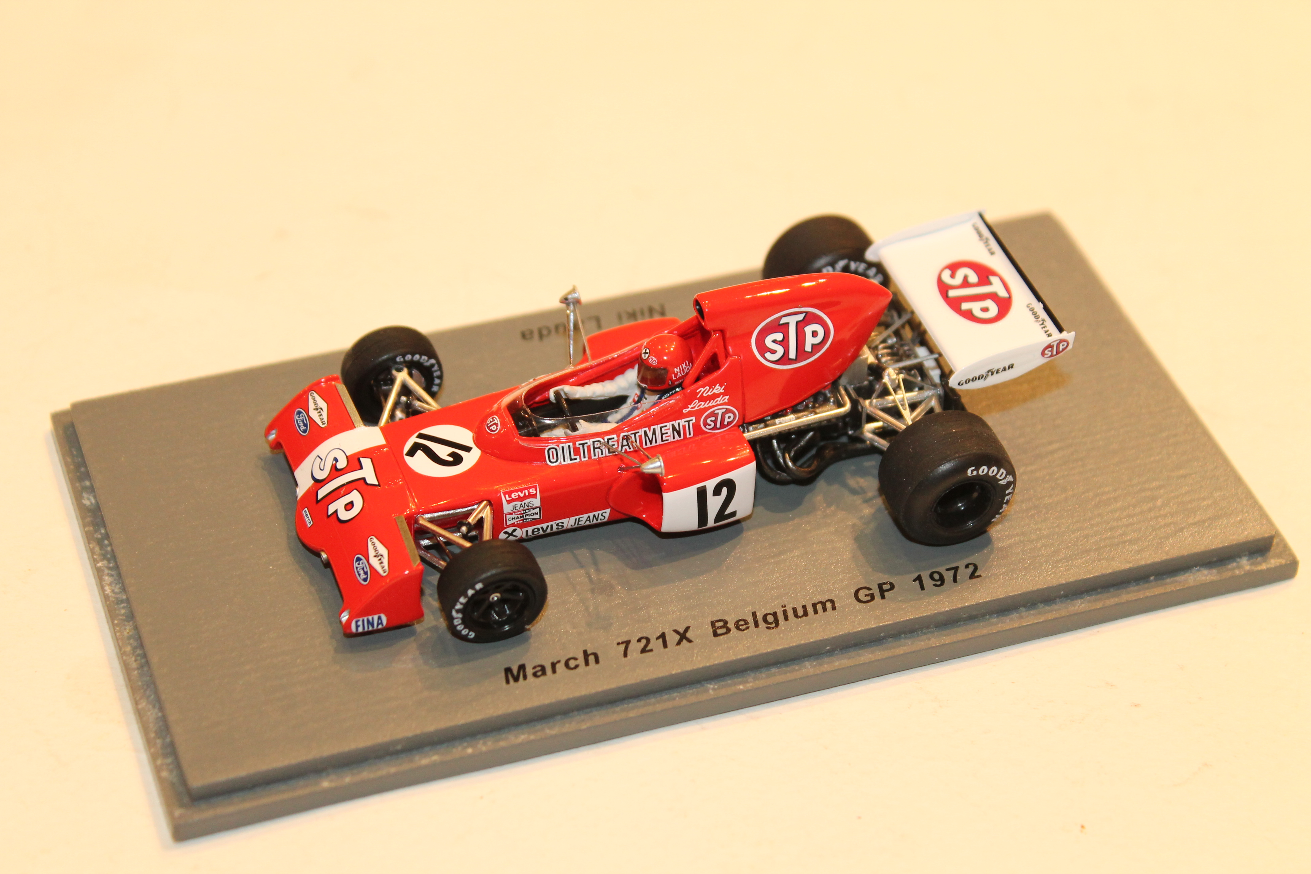 MARCH 721X #12 BELGIUM GP 1972 SPARK 1/43°