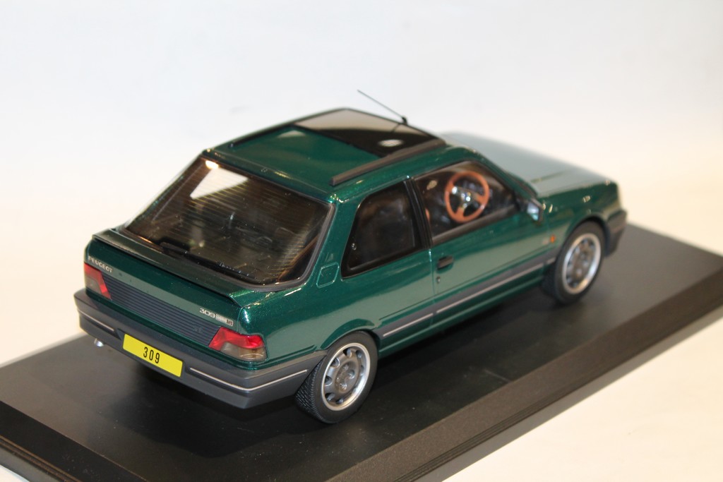 PEUGEOT 309 GTI GREEN 1991 NOREV 1/18°