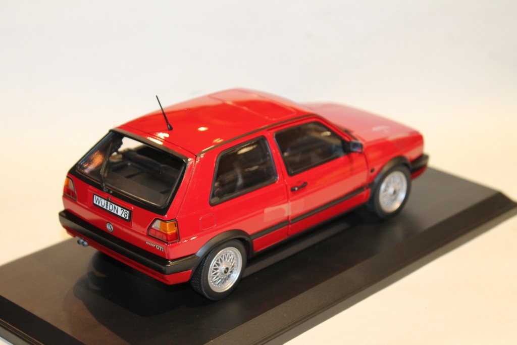 VOLKSWAGEN GOLF II GTI ROUGE 1990 NOREV 1/18°