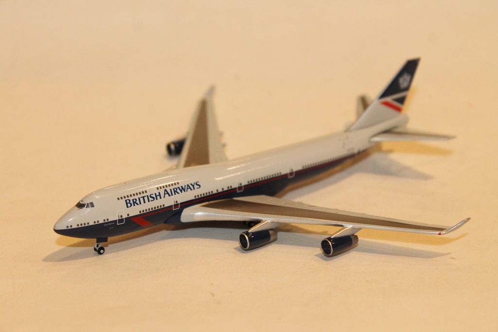 BOEING 747-400 LANDOR HERITAGE BRITISH AIRWAYS HERPA 1/500°