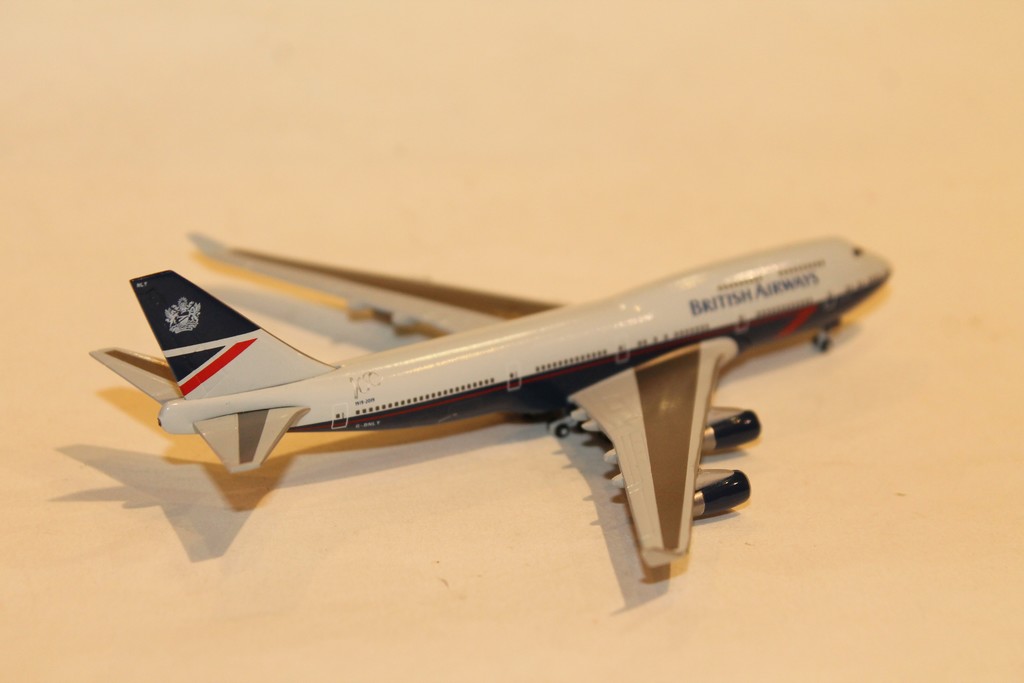 BOEING 747-400 LANDOR HERITAGE BRITISH AIRWAYS HERPA 1/500°