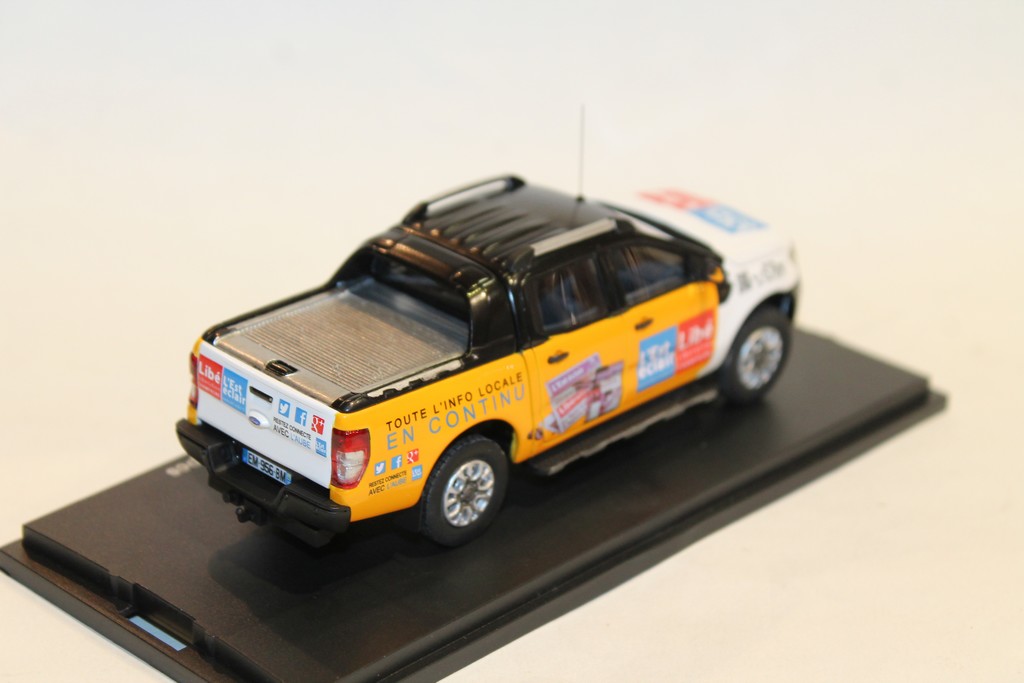 FORD RANGER 4 PORTES TDF 2017 ALARME 1/43°