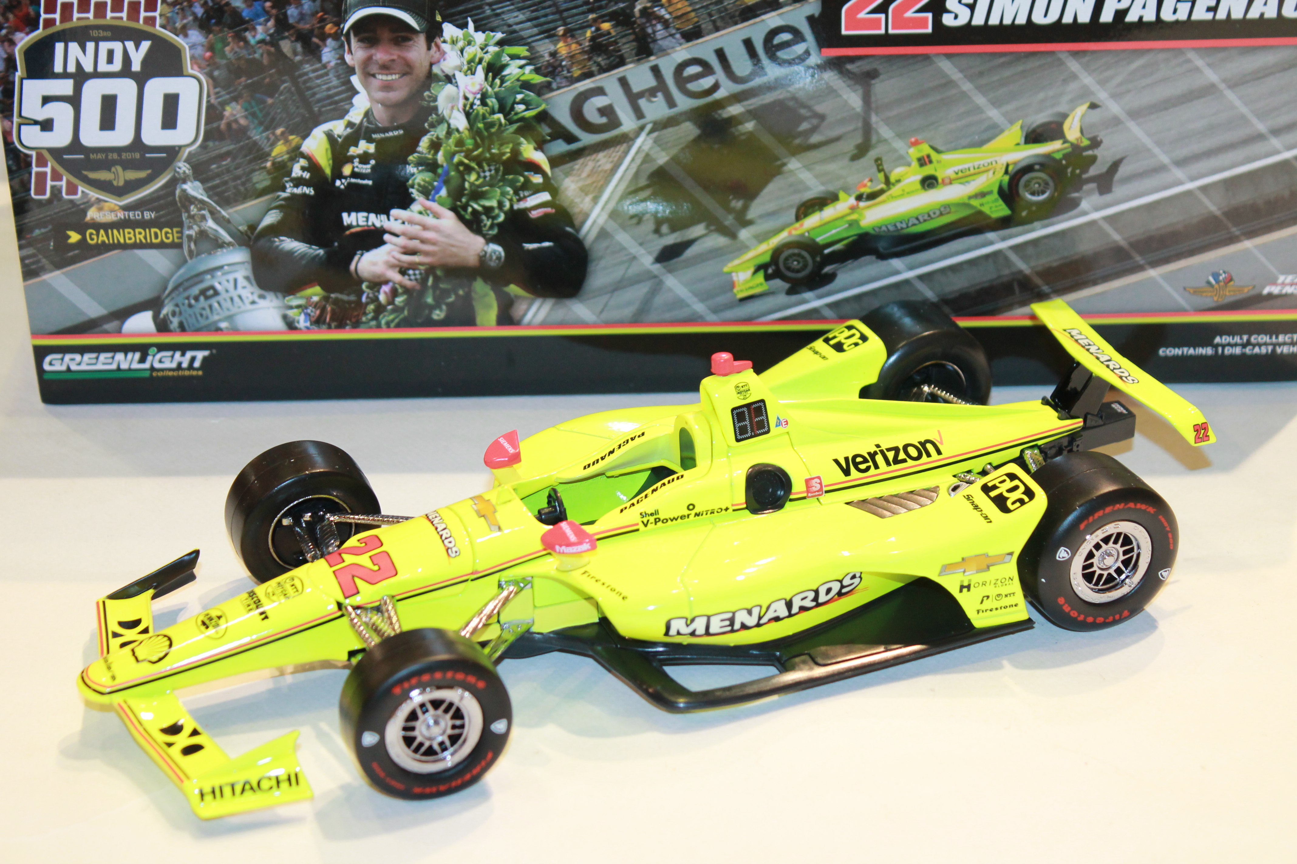 PENSKE N°22 PAENAUD VQ INDY 500 2019 GREENLIGHT 1/18°