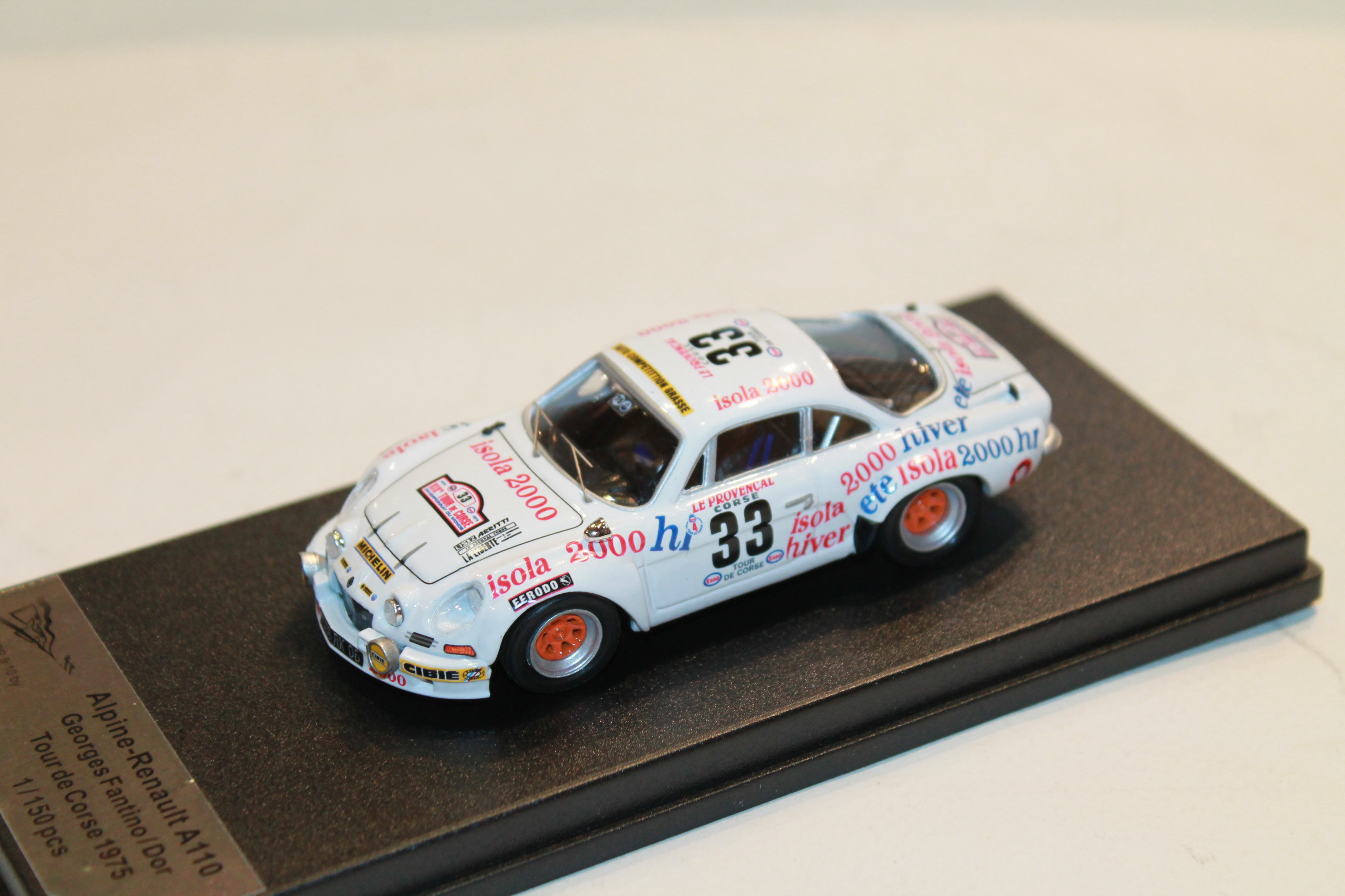 ALPINE RENAULT A110 TDC 1975 N°33 TROFEU 1/43°