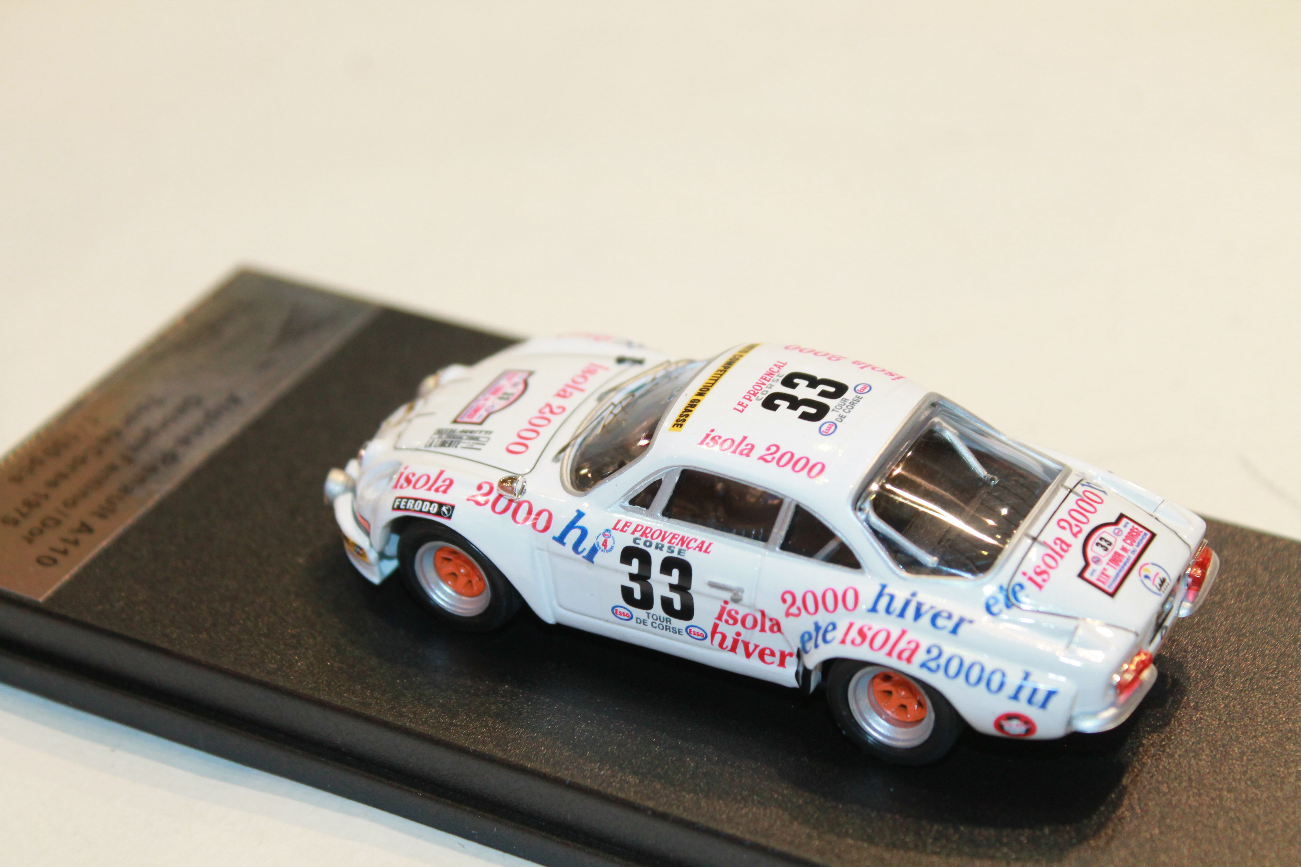 ALPINE RENAULT A110 TDC 1975 N°33 TROFEU 1/43°