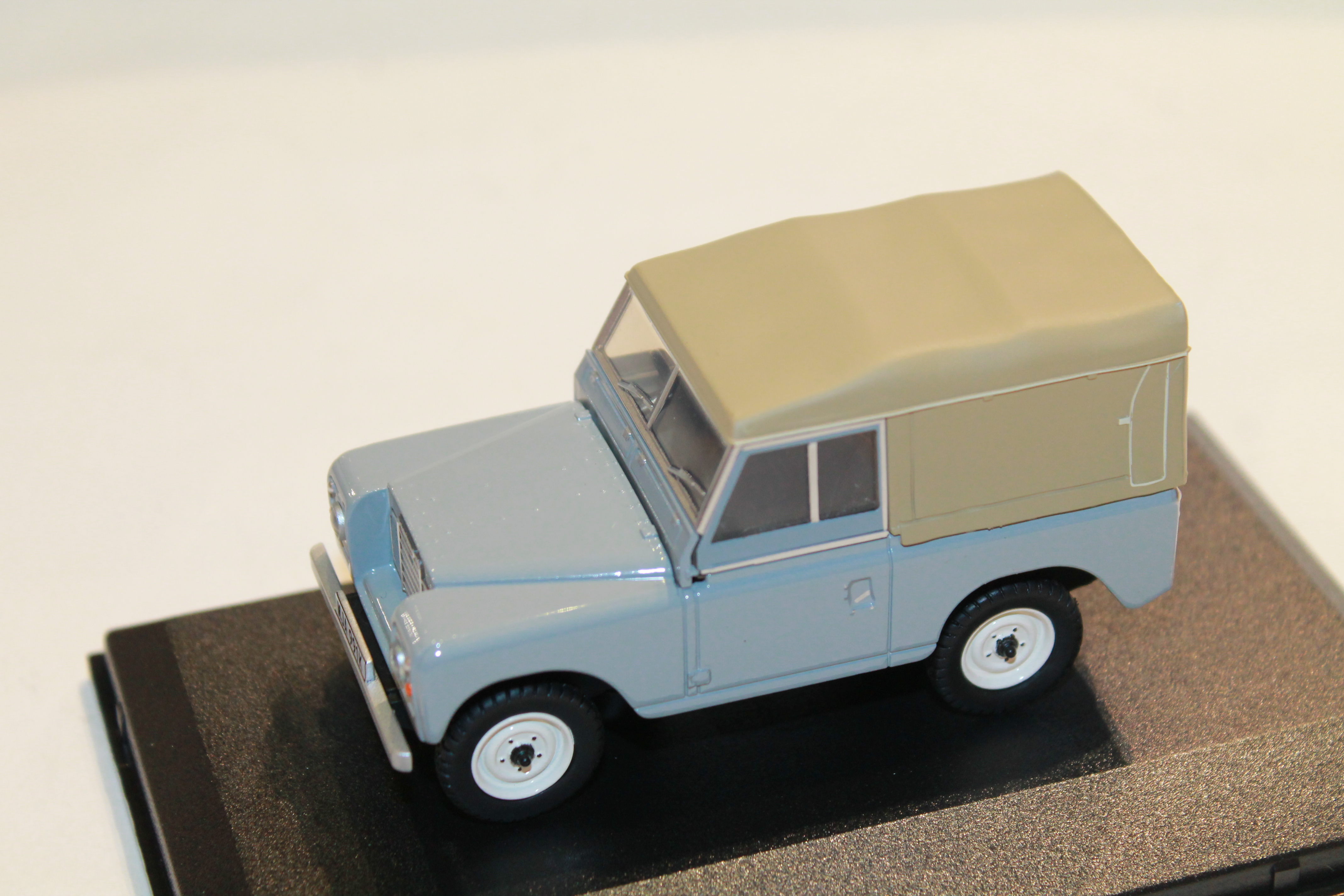 LAND ROVER SERIES 3 SWB BACHE MID GREY OXFORD 1/43°