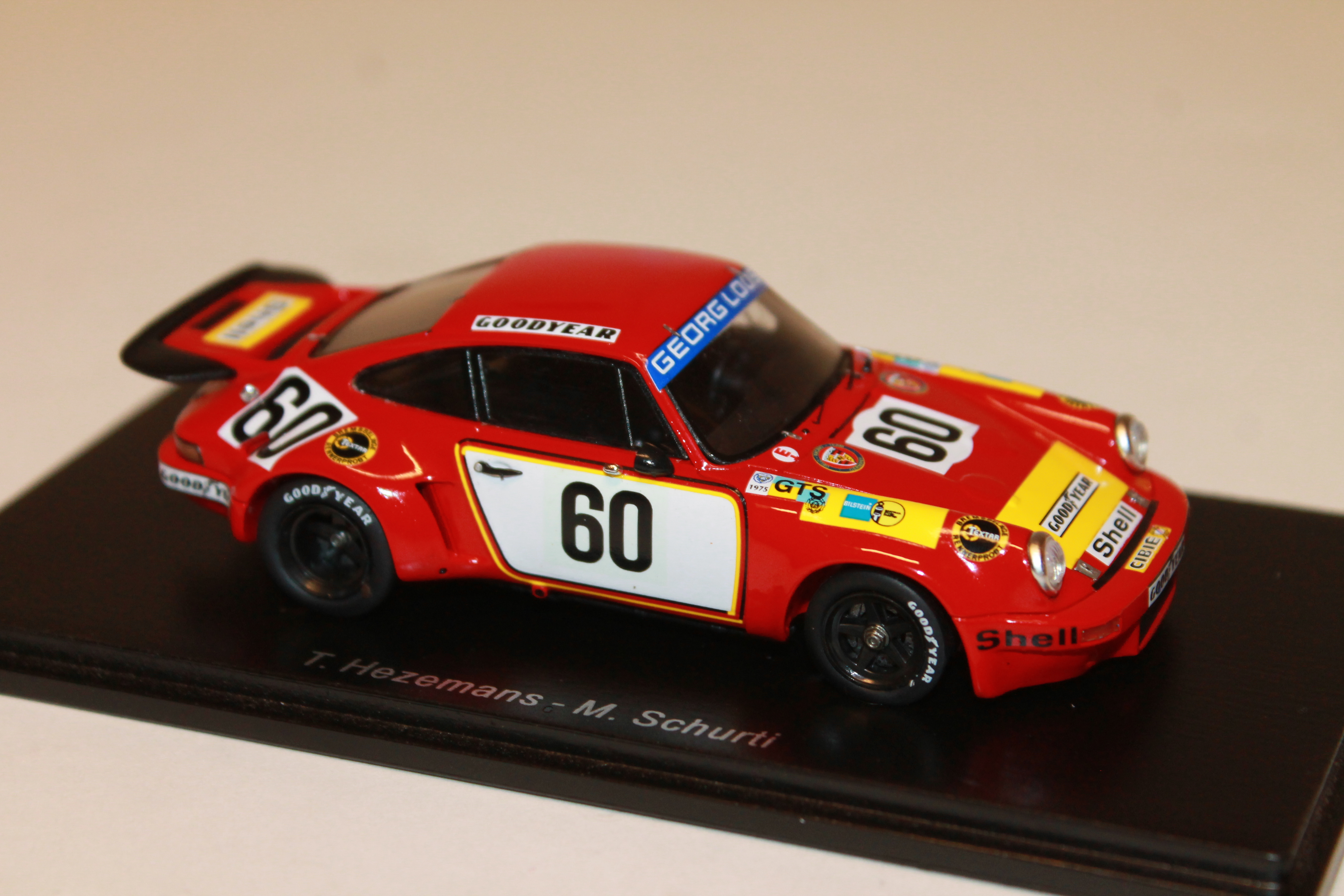 PORSCHE 911 CARRERA RSR 3.0 N°60 24LM 1975 SPARK 1/43°