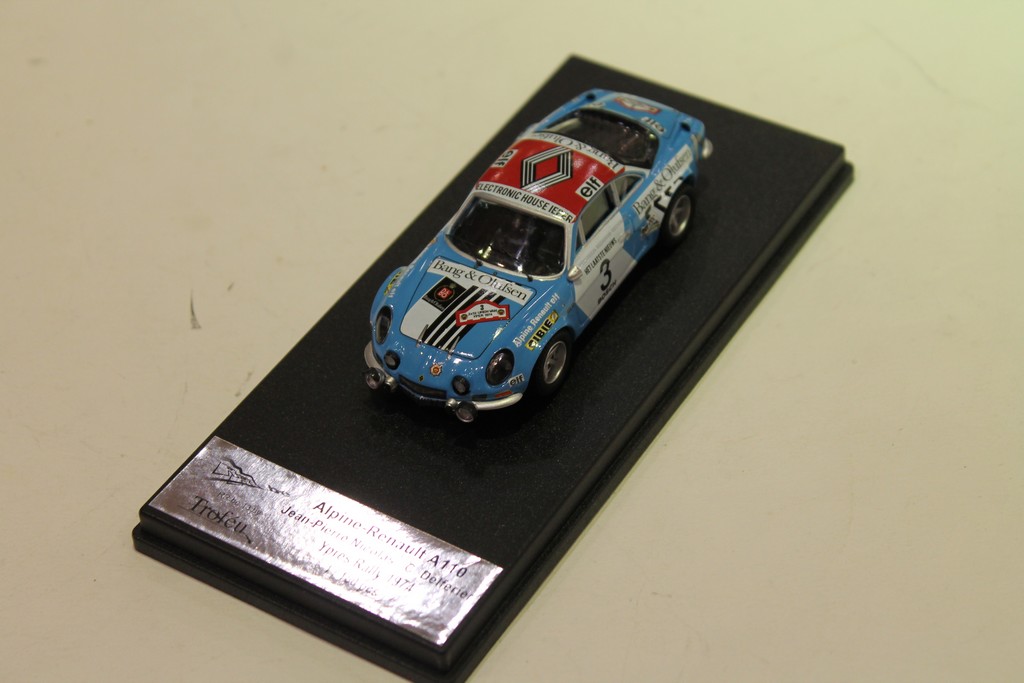 ALPINE - RENAULT A110 YPRES RALLY 1974 TROFEU 1/43°