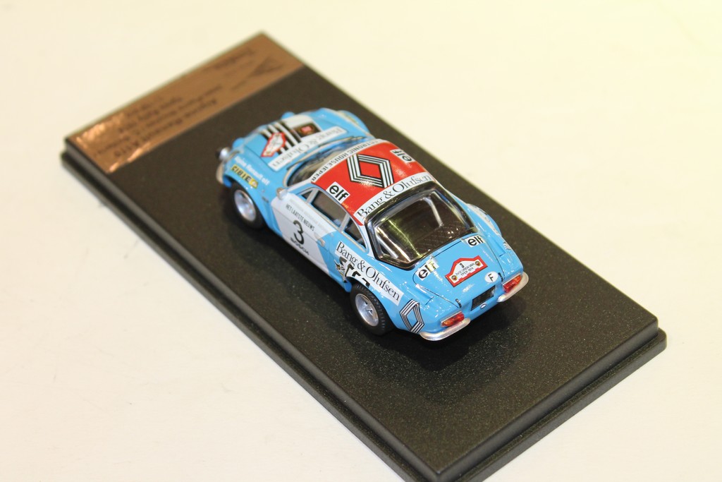 ALPINE - RENAULT A110 YPRES RALLY 1974 TROFEU 1/43°