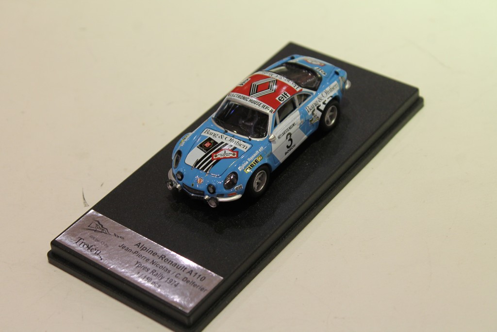 ALPINE - RENAULT A110 YPRES RALLY 1974 TROFEU 1/43°