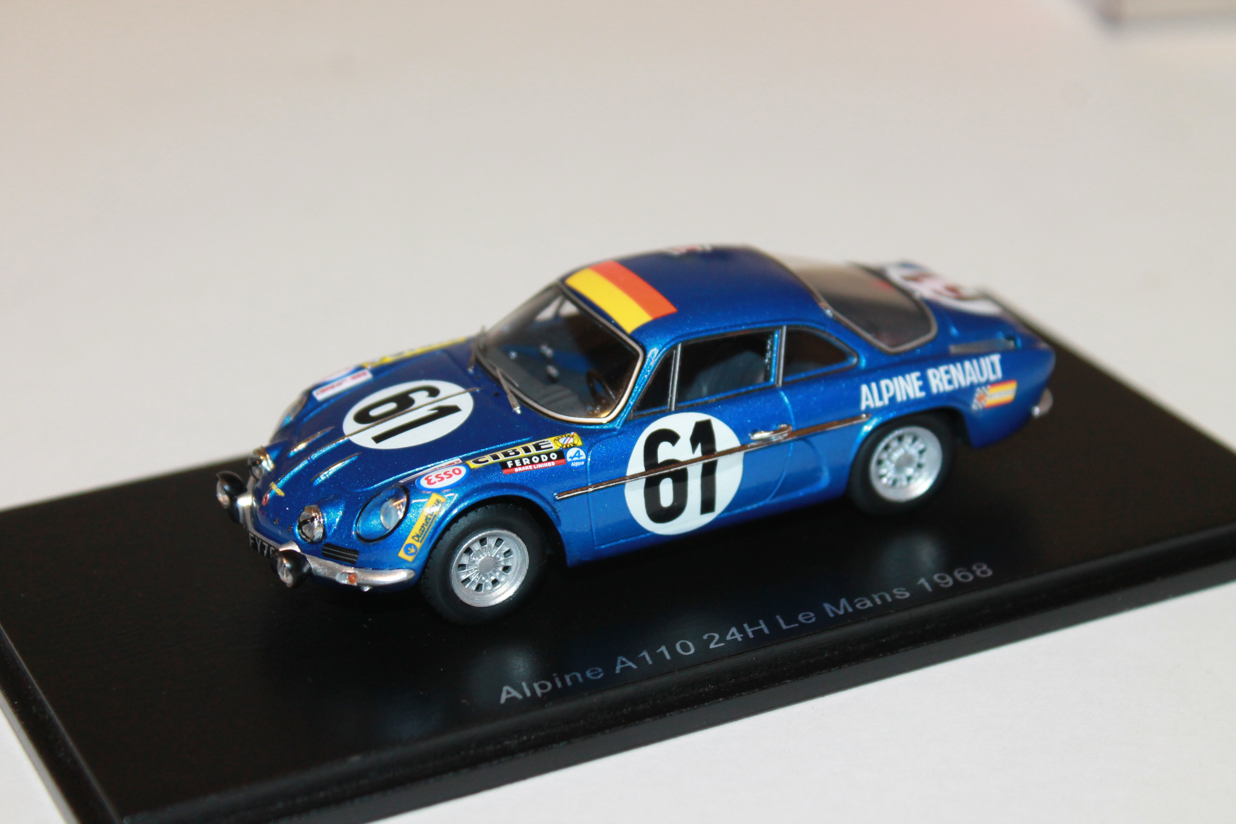 ALPINE A110 N°61 24LM 1968 SPARK 1/43°