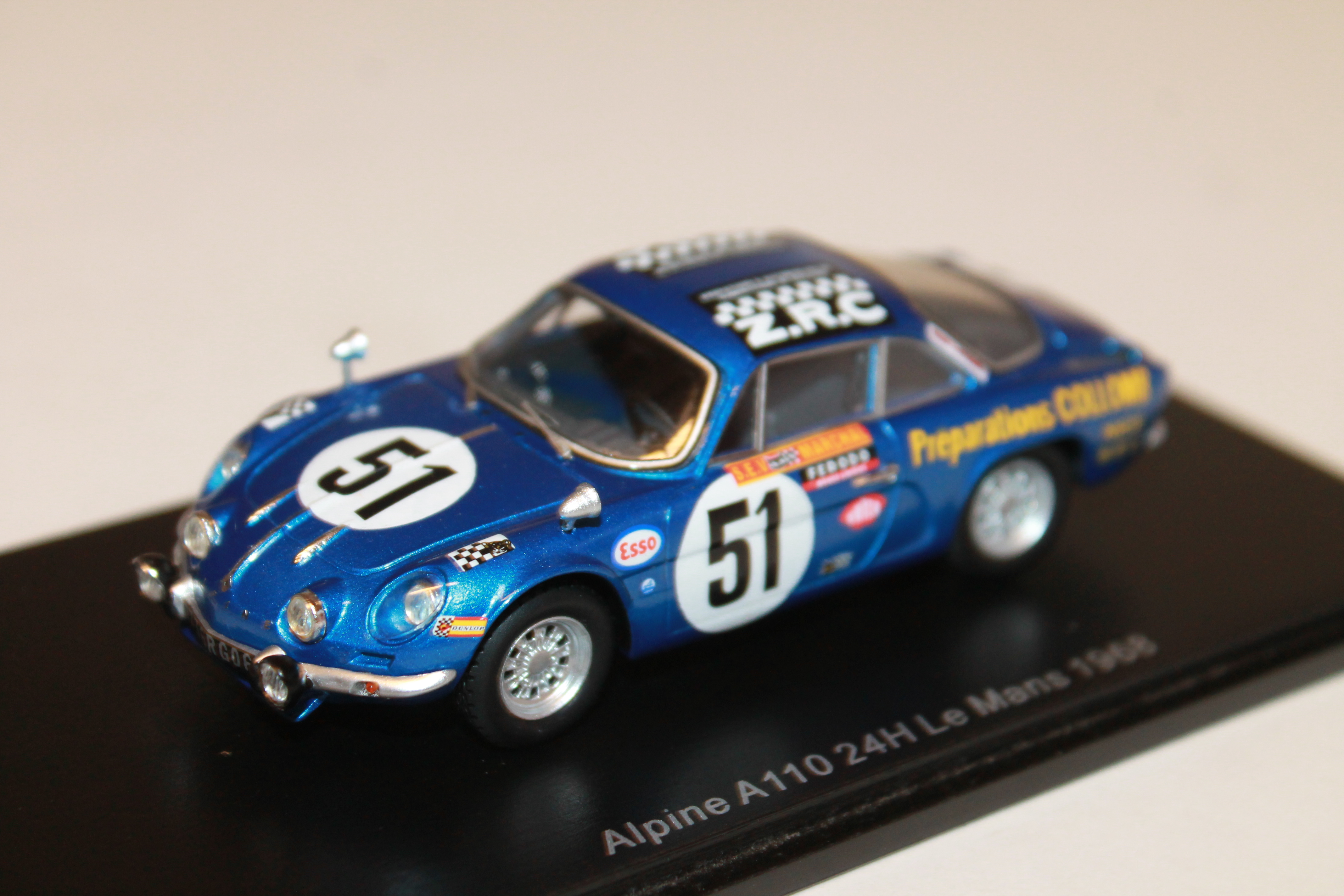 ALPINE A110 N°61 24LM 1968 SPARK 1/43°