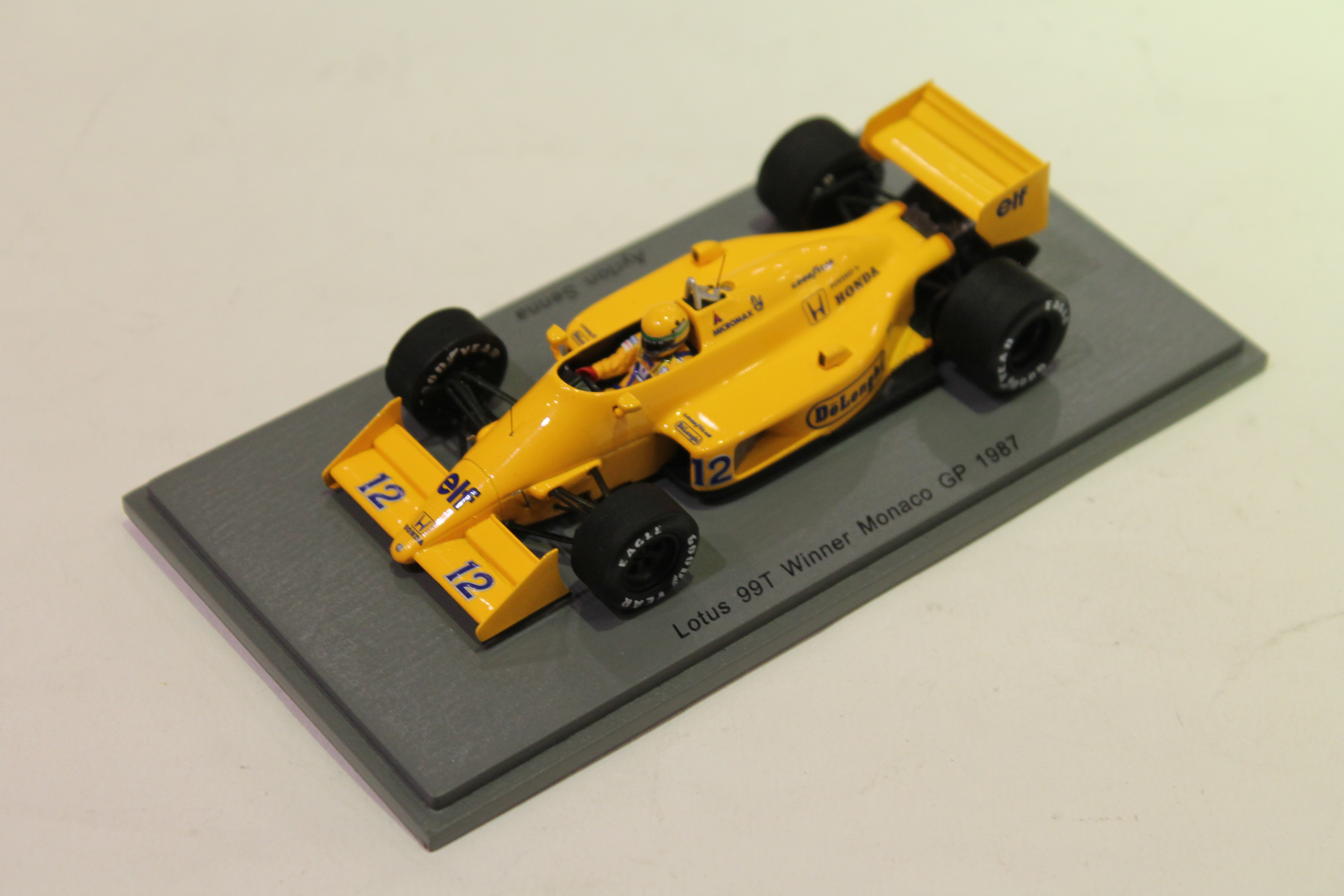 LOTUS 99T WINNER MONACO GP 1987 SPARK 1/43°