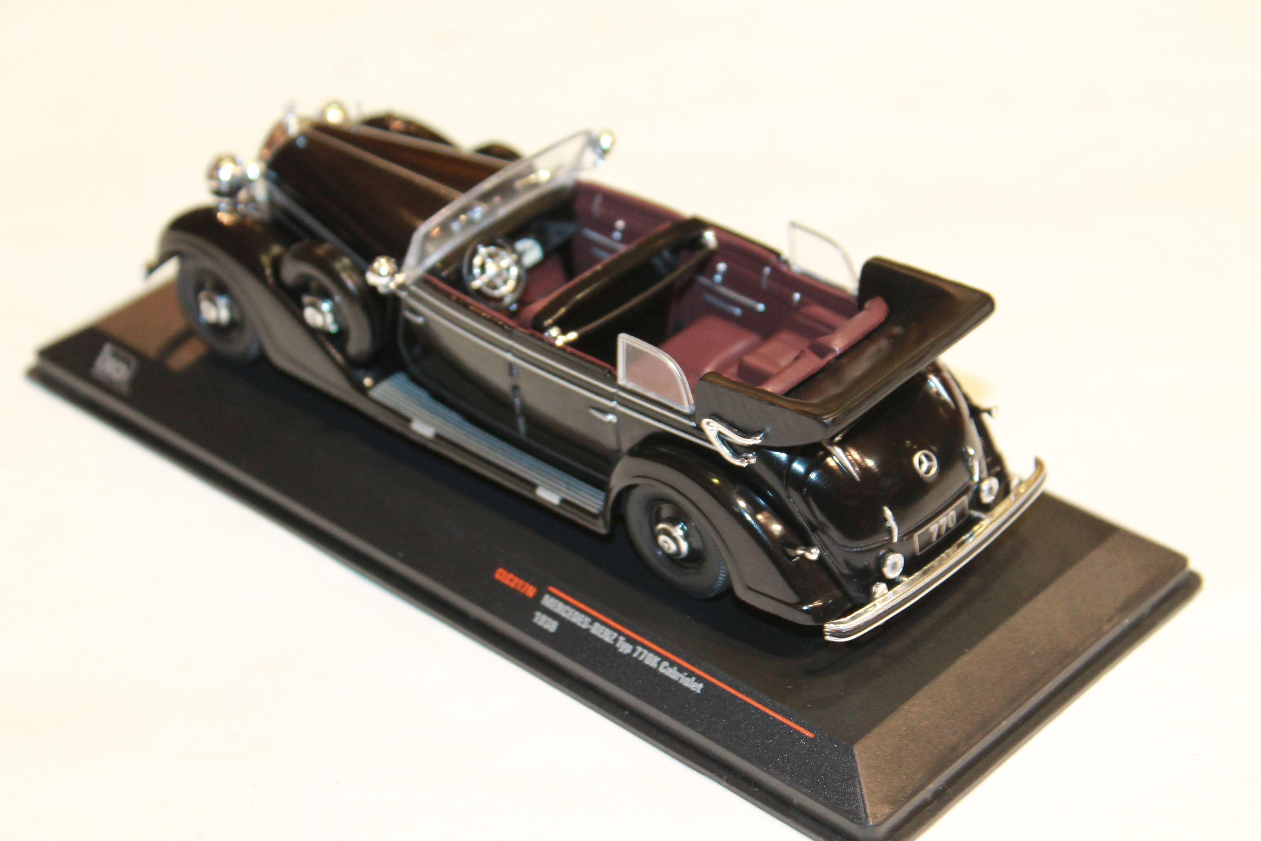 MERCEDES BENZ TYP 770K CABRIOLET 1938 IXO 1/43°