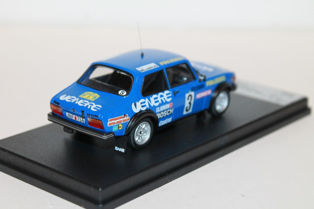 SAAB 99 N°3 5TH SWEDISH RALLY 1981 TROFEU 1/43°