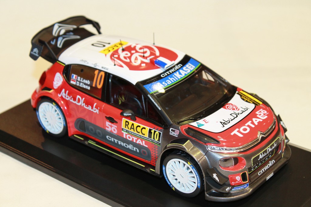 CITROEN C3 WRC SEBASTIEN LOEB RALLY CATALUNYA 2018 NOREV 1/18°