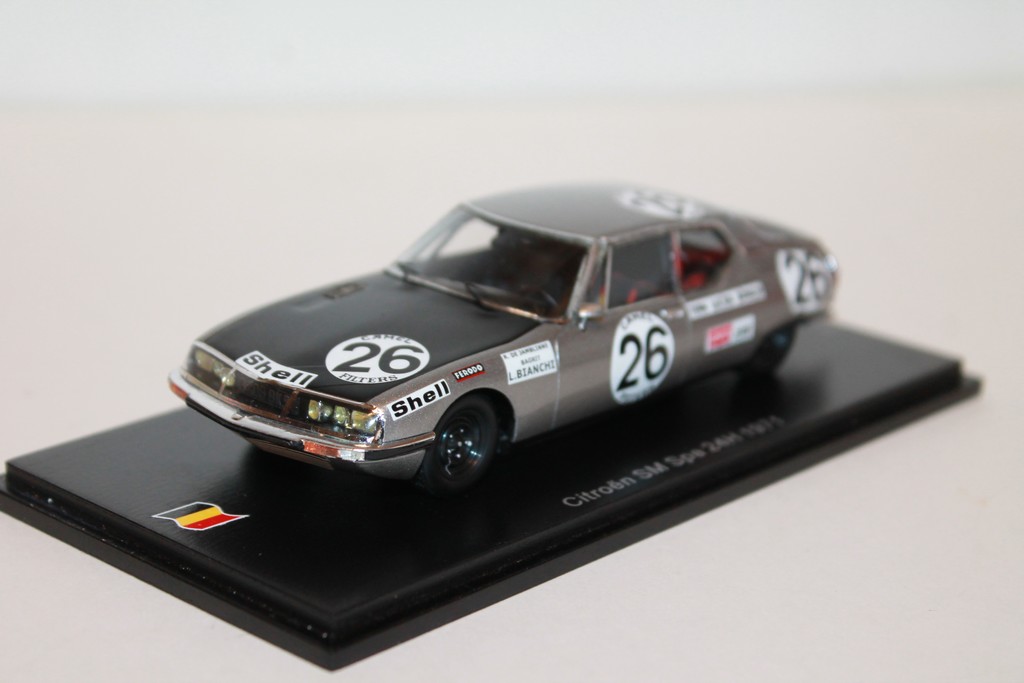 CITROEN SM N°26 SPA 24H 1971 SPARK 1/43°