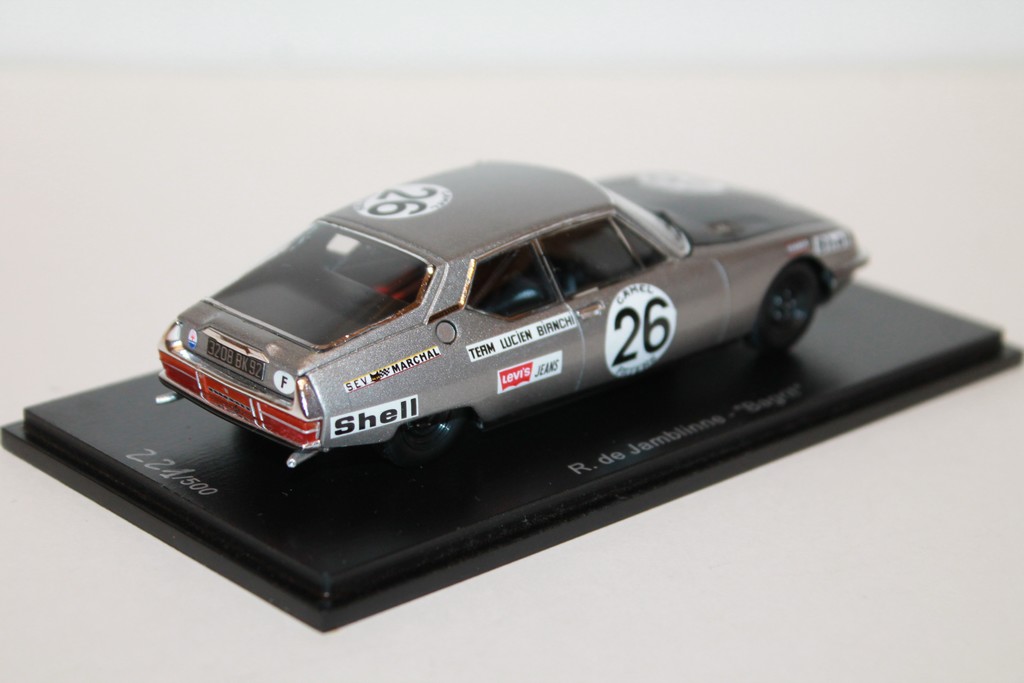 CITROEN SM N°26 SPA 24H 1971 SPARK 1/43°