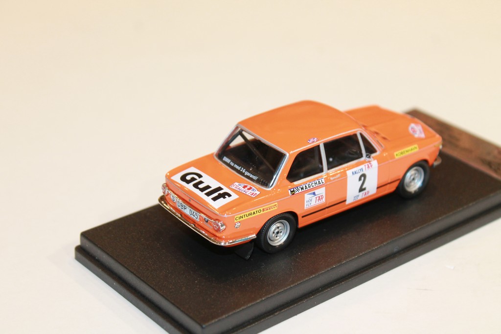 BMW 2002 TI N°2 RALLY TAP 1972 TROFEU 1/43°