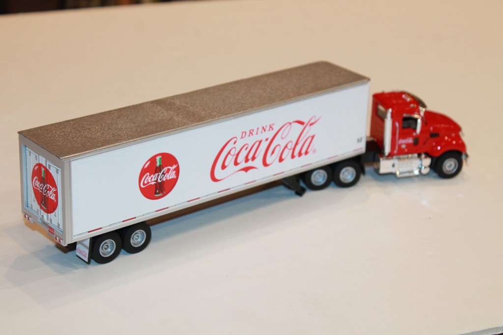 TRACTEUR ET REMORQUE COCA COLA 2015 MOTOR CITY CLASSIC 1/43°