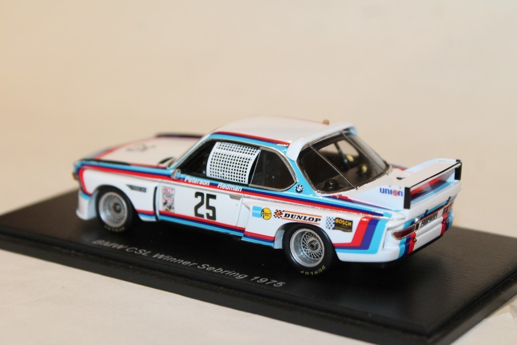 BMW CSL N°25 WINNER SEBRING 1975 SPARK 1/43°