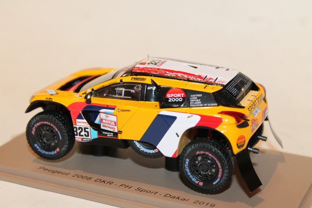 PEUGEOT 2008 DRK-PH SPORTN°325 - DAKAR 2019 SPARK 1/43°