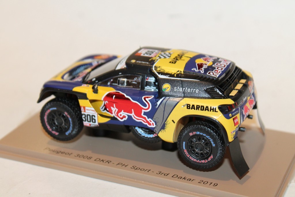 PEUGEOT 3008 DRK-PH SPORT-3RD N°306 DAKAR 2019 SPARK 1/43°