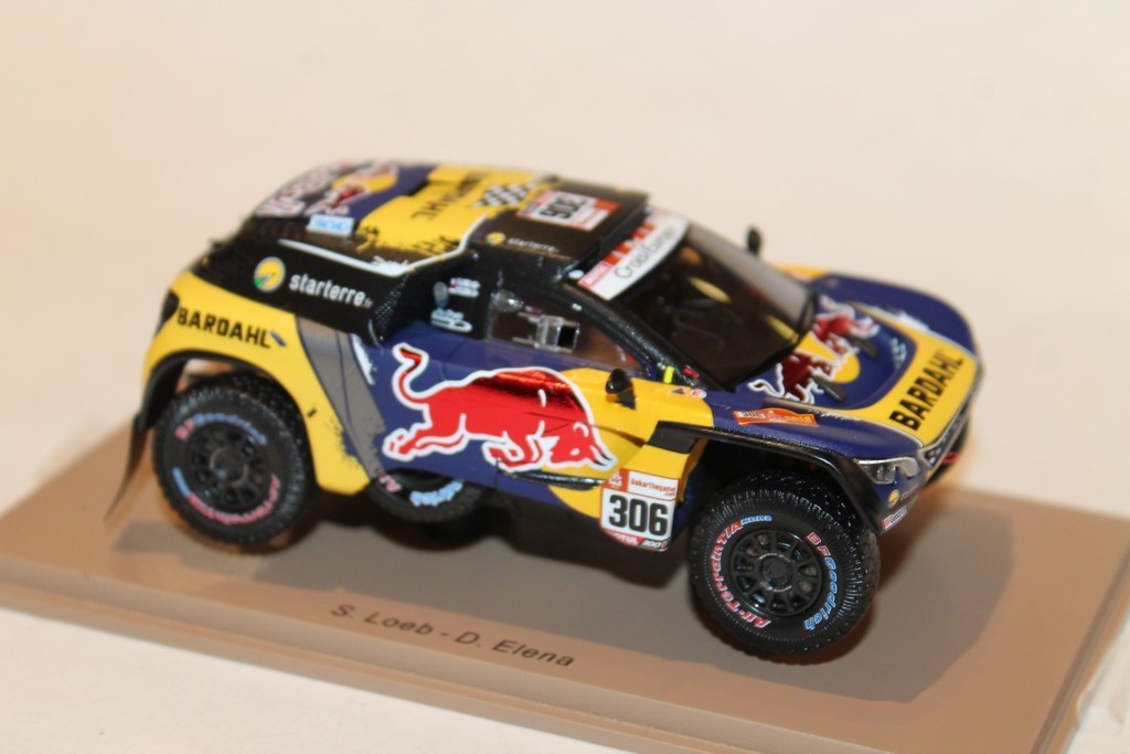 PEUGEOT 3008 DRK-PH SPORT-3RD N°306 DAKAR 2019 SPARK 1/43°