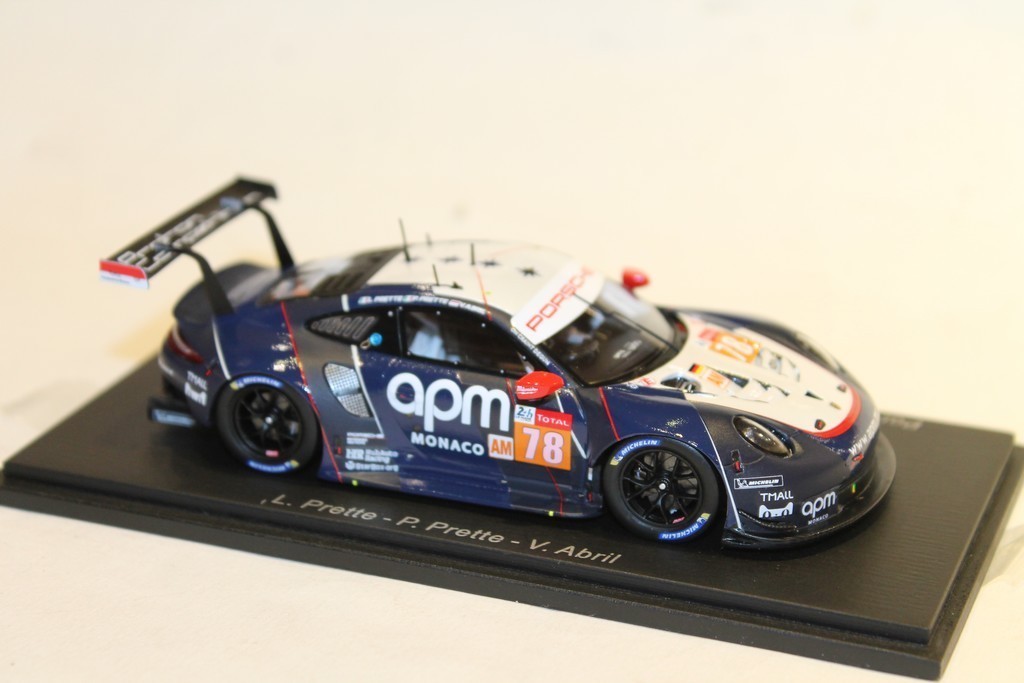 PORSCHE 911 RSR N°78 PROTON COMPETITION 24H LM 2019 SPARK 1/43°