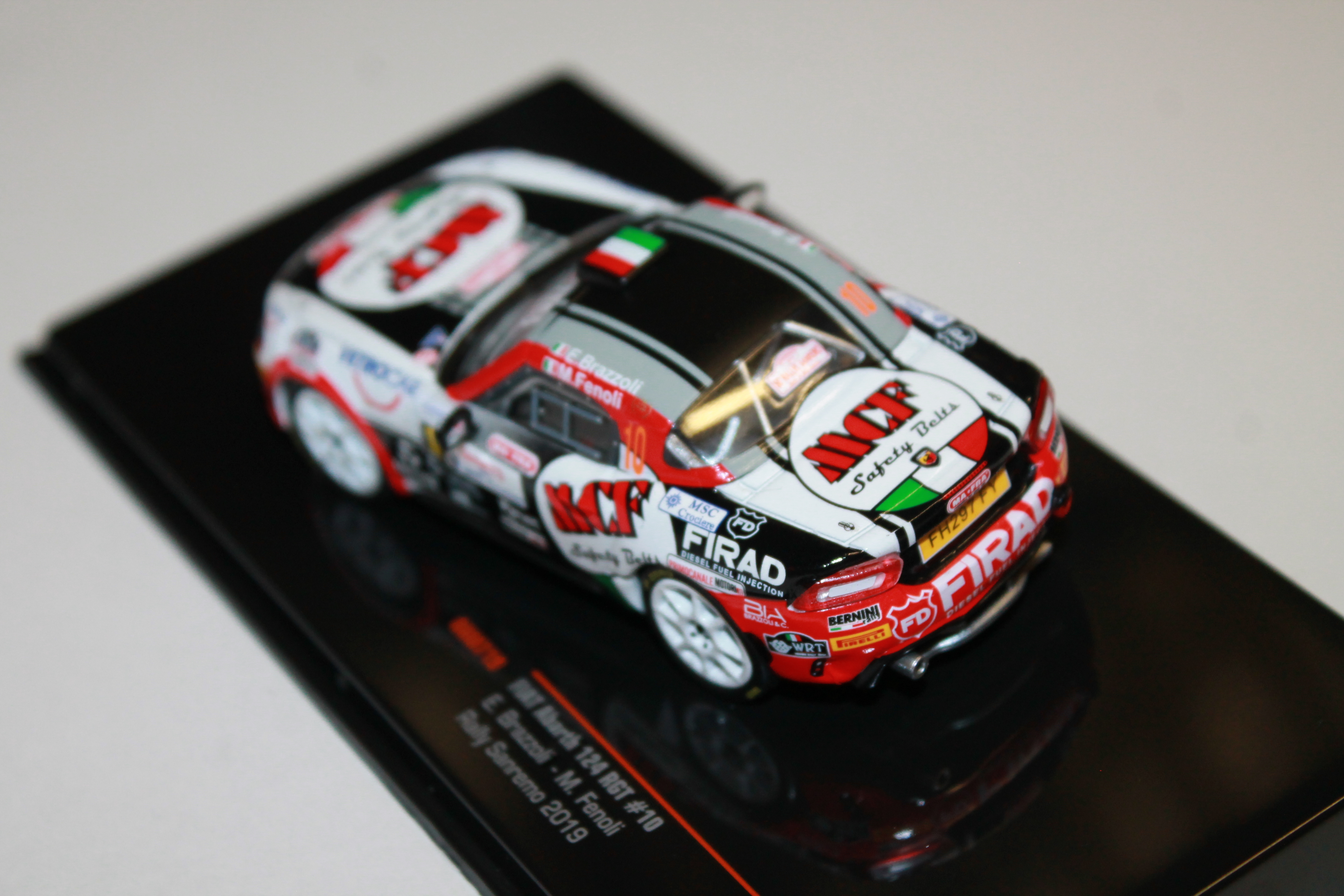 FIAT ABARTH 124 RGT RGT N°10 RALLY SANREMO 2019 IXO 1/43°