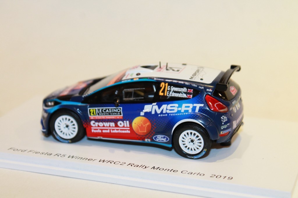 FORD FIESTA R5 N°21 WINNER WRC2 RALLY MONTE CARLO 2019 SPARK 1/43°