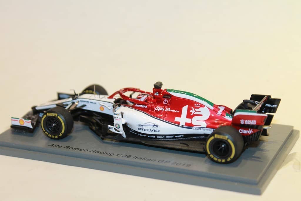 ALFA ROMEO RACING C38 N°7 ITALIAN GP 2019 SPARK 1/43°