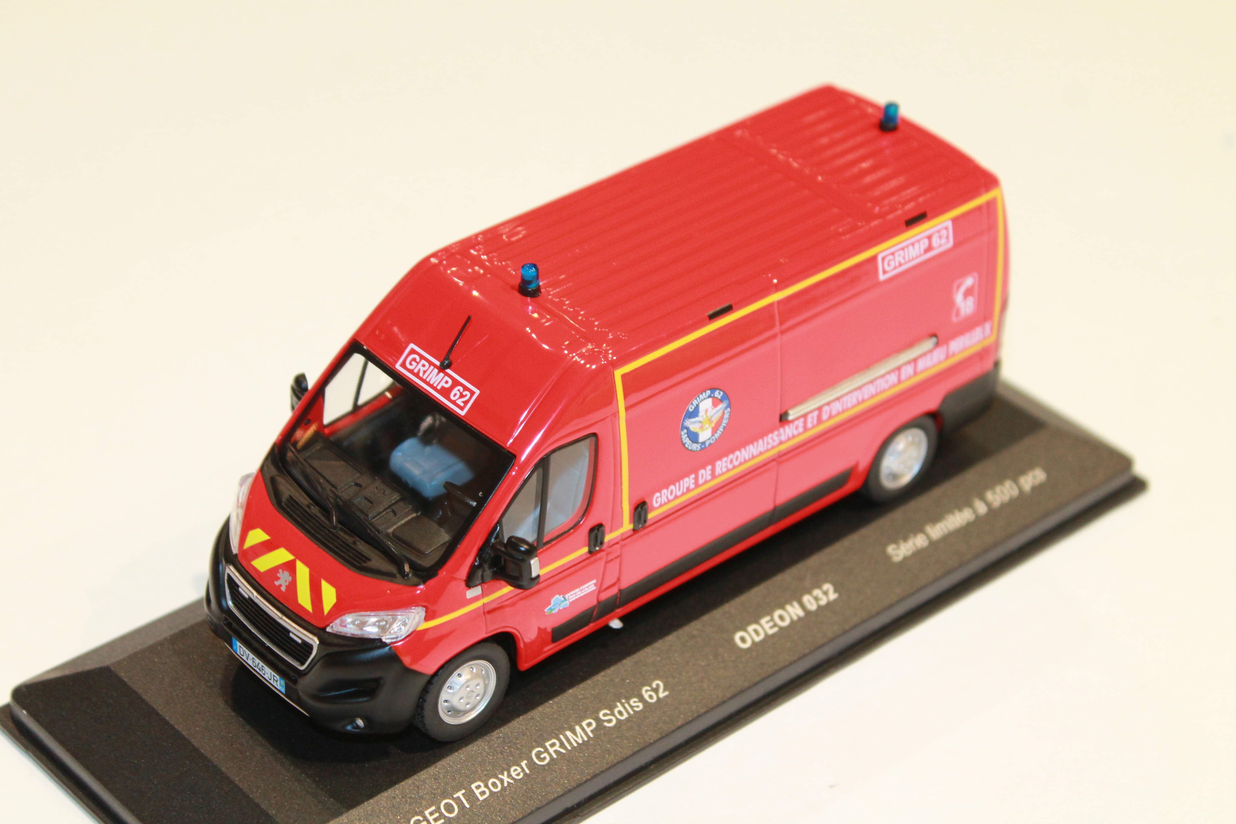 VEHICULE DES POMPIERS SDIS 62