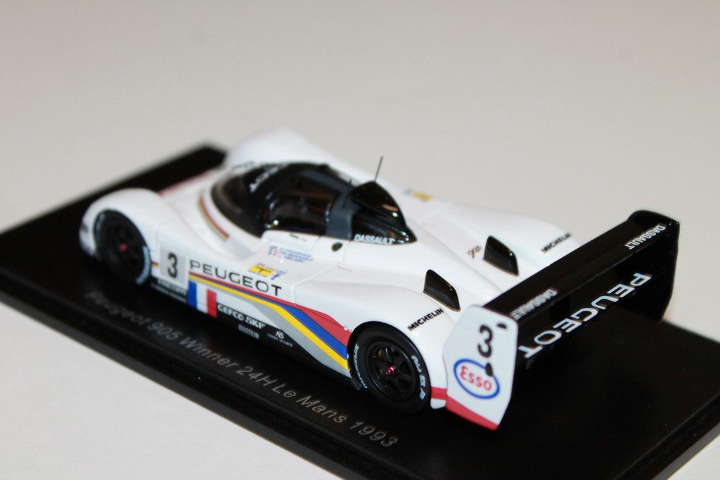 Peugeot 905 n°3 Winner LM 1993 ミニカー 18LM93 1/18 Peugeot 905 No.3 Winner LM 1993【18LM93