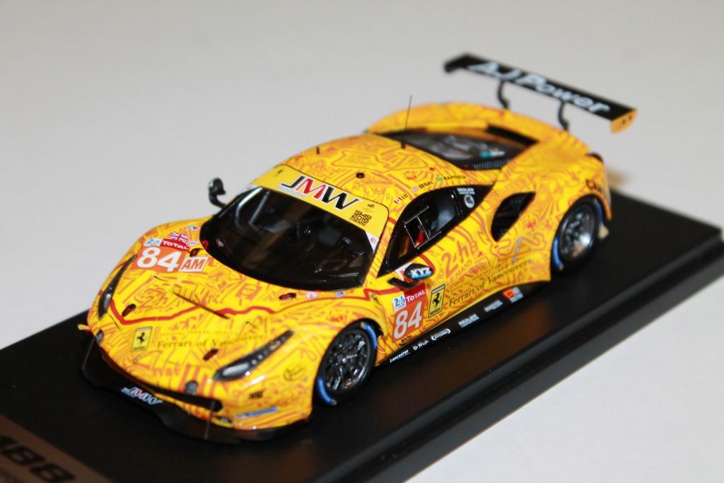 FERRARI 488 GTE N°84 JMW MOTORSPORT 2ND AM CLASS 2019 LOOKSMART 1/43°