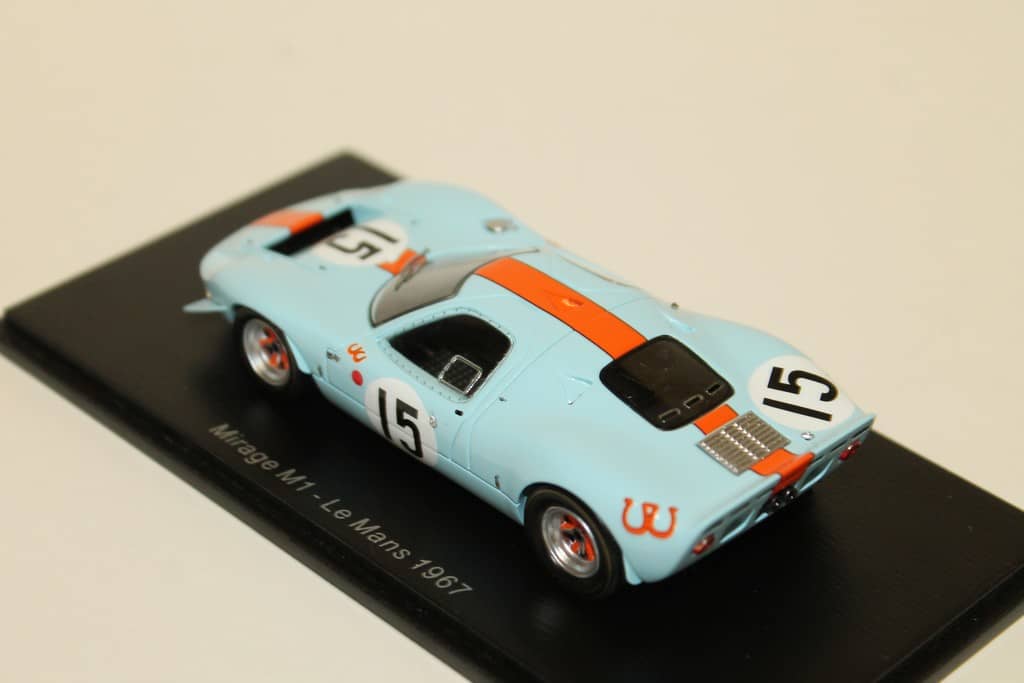 Mirage M1 N°15 24h Du Mans 1967 - Tenariv 764 Monté 1/43 - Miniature Vitrine