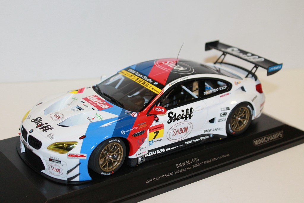 BMW M6 GT3 SUPER GT SERIES 2016 MINICHAMPS 1/18°