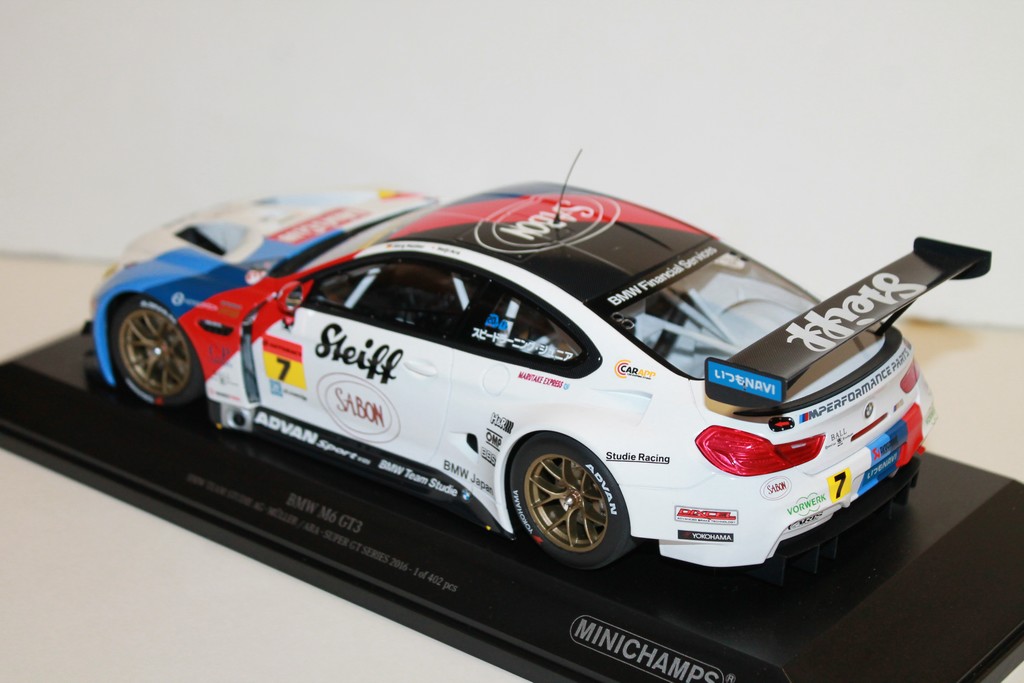 BMW M6 GT3 SUPER GT SERIES 2016 MINICHAMPS 1/18°