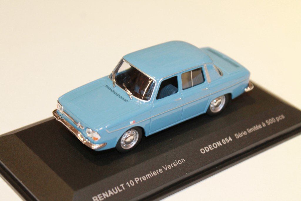 RENAULT 10 BLEU PREMIERE VERSION ODEON 1/43°