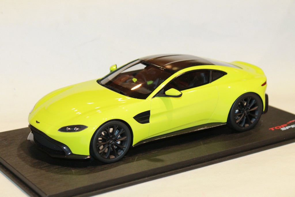 ASTON MARTIN VANTAGE LIME 2018 TOP SPEED 1/18°