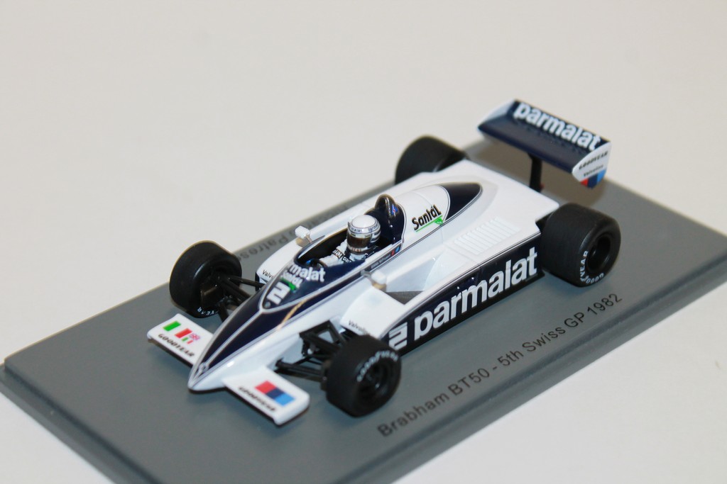 BRABHAM BT50 N°2 5TH SWISS GP 1982 SPARK 1/43°