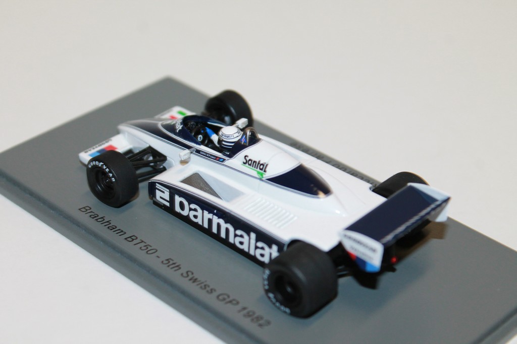 BRABHAM BT50 N°2 5TH SWISS GP 1982 SPARK 1/43°