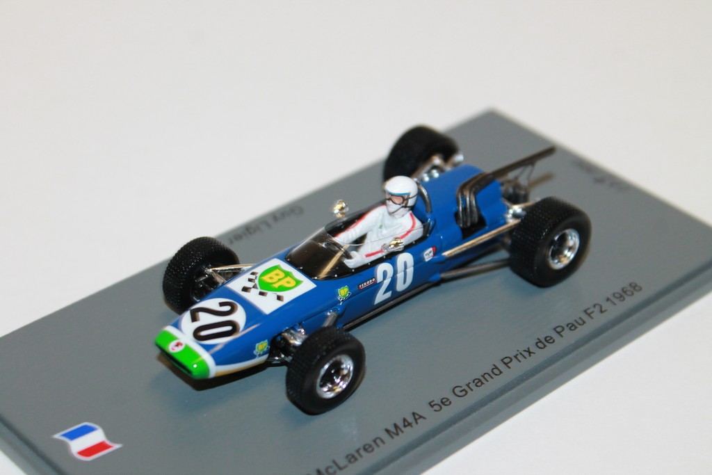 MCLAREN M4A 5EME GRAND PRIX DE PAU F2 1968 SPARK 1/43°