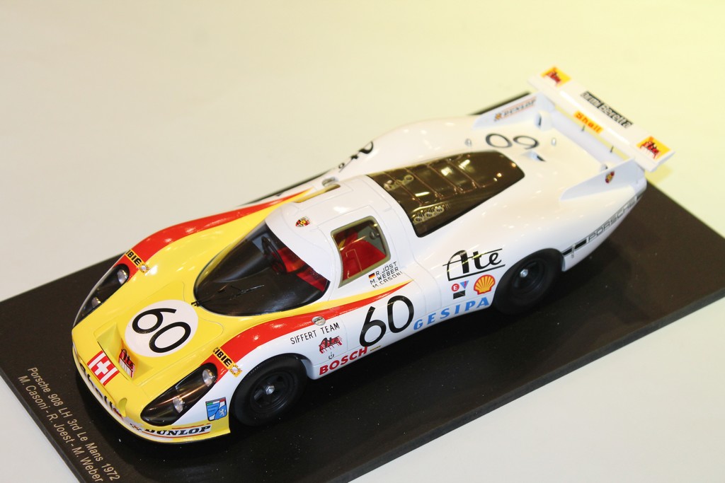 PORSCHE 908 LH N°60 LM1972 SPARK 1/18°