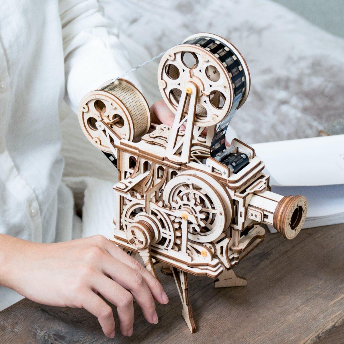 MAQUETTE BOIS CAMERA ROKR