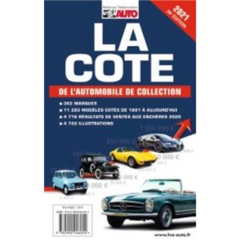 LA COTE DE L'AUTOMOBILE DE COLLECTION 2021