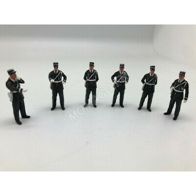 6 FIGURINES AGENTS D'INTERVENTION 1960/1970 PERFEX 1/43
